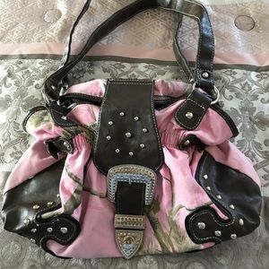 Realtree pink camo purse